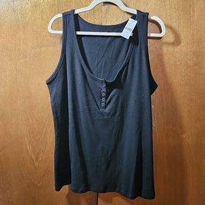 Lane Bryant sz 22/24 Ribbed Henley Tank